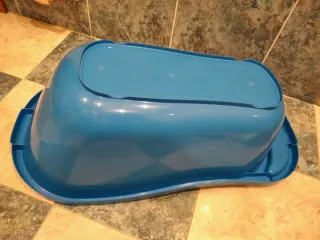 Bañera bebé azul