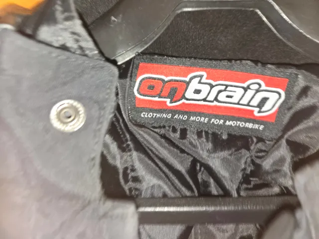 Chaqueta de moto negra de cordura T-M/L