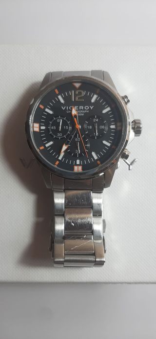 Reloj Viceroy Cronógrafo Hombre Negro/Plata