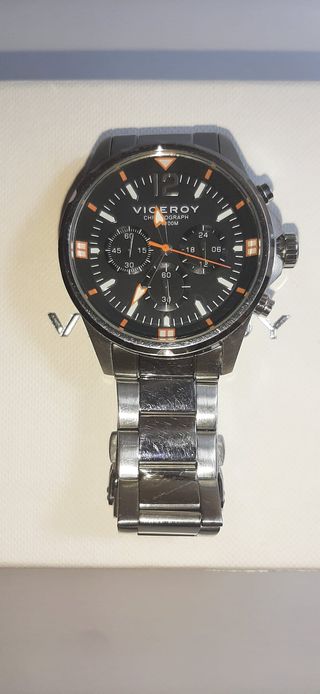 Reloj Viceroy Cronógrafo Hombre Negro/Plata