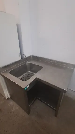 Fregadero industrial acero inoxidable