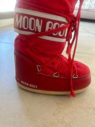 Moon Boot Rojo Original Talla Niño