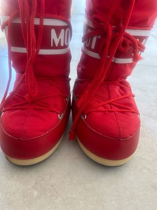 Moon Boot Rojo Original Talla Niño