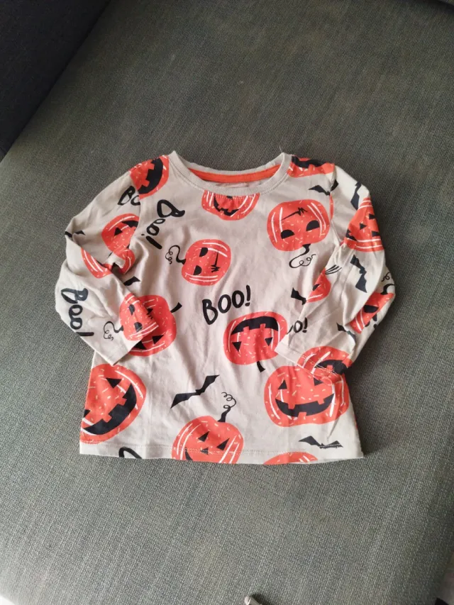 Camiseta Halloween Calabazas T3-4