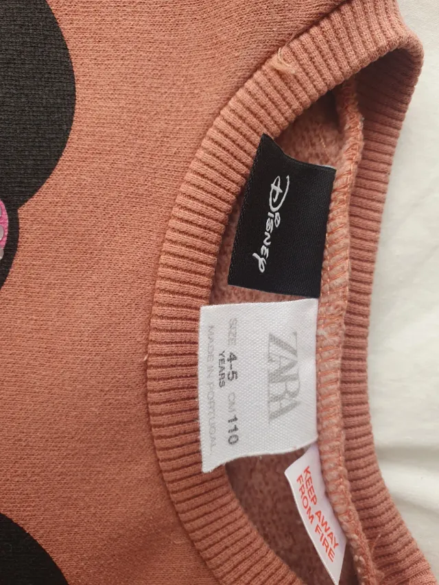 Sudadera Disney Minnie Lentejuelas Rosa