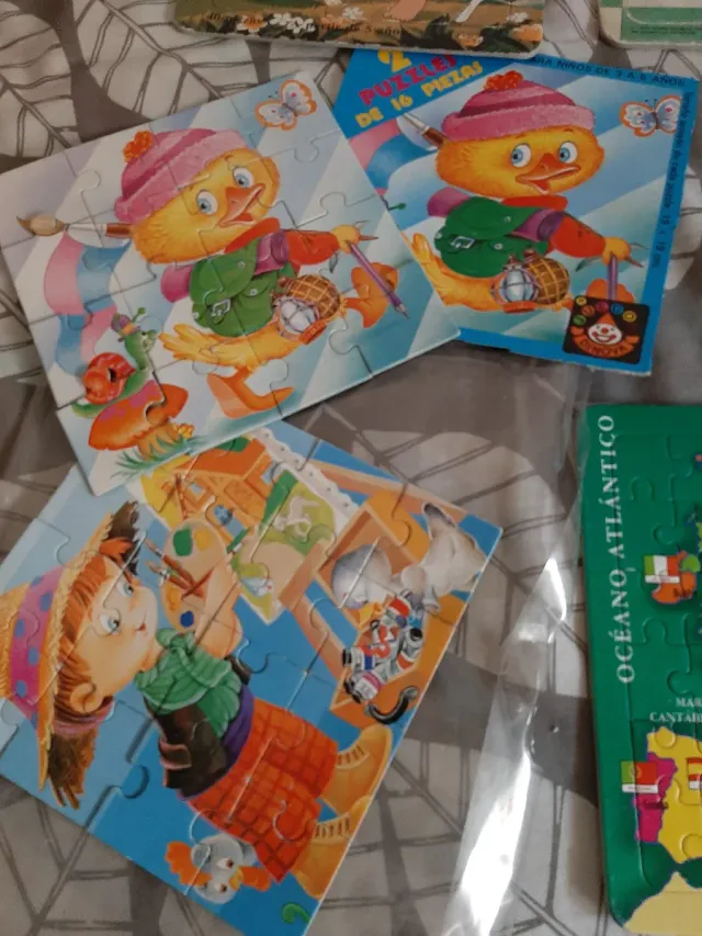 Lote Puzzles Vintage