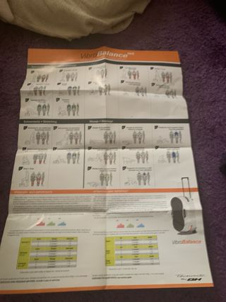Máquina vibratoria y accesorios deporte, no envio