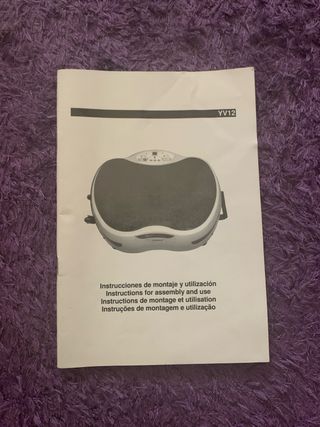 Máquina vibratoria y accesorios deporte, no envio