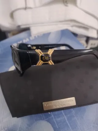 Gafas Carolina Herrera Vintage Negro/Dorado