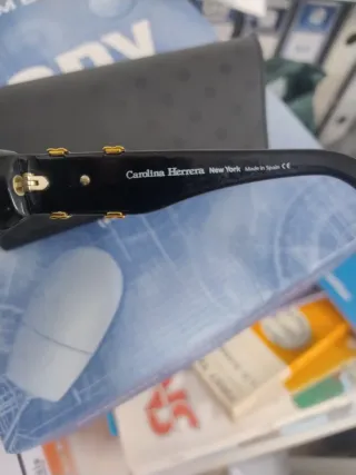 Gafas Carolina Herrera Vintage Negro/Dorado