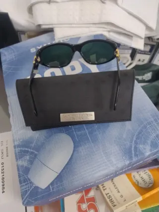 Gafas Carolina Herrera Vintage Negro/Dorado