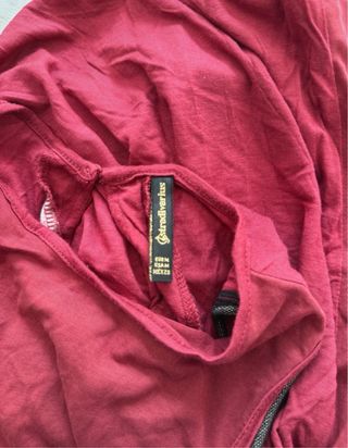 Blusa sin mangas roja