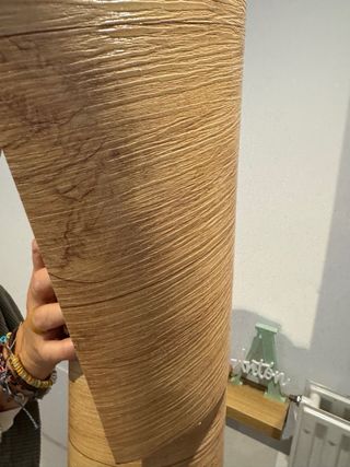 Suelo vinílico efecto madera 1.80m x 2m