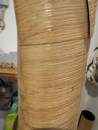 Suelo vinílico efecto madera 1.80m x 2m