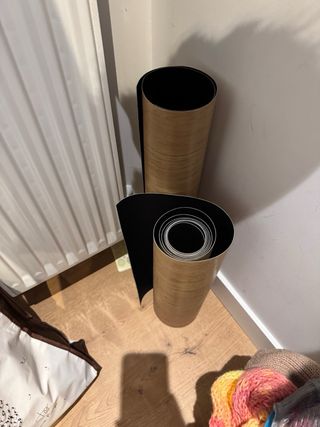 Suelo vinílico efecto madera 1.80m x 2m