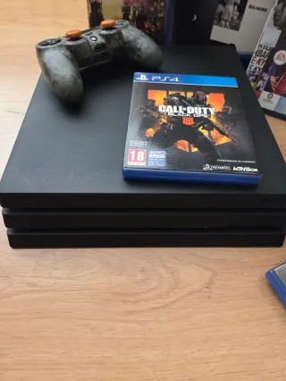 Ps4 Pro 1TB Negra + 6 Juegos