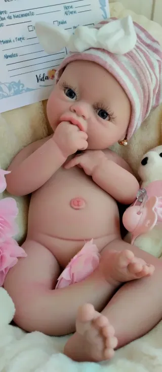 Bebé Reborn Silicona 39 cm
