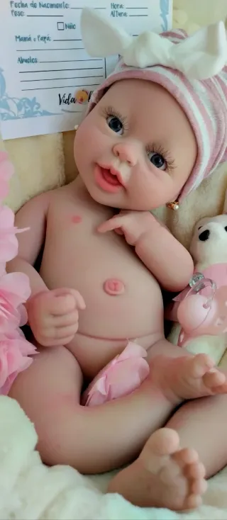 Bebé Reborn Silicona 39 cm