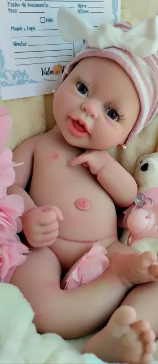 Bebé Reborn Silicona 39 cm