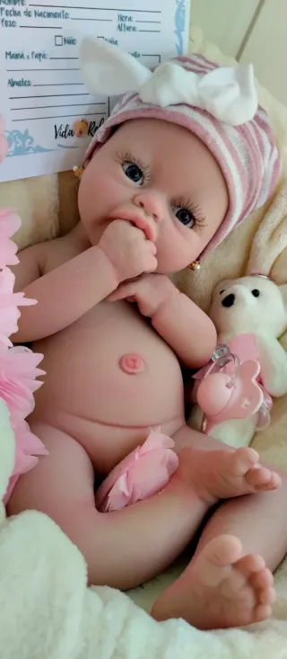 Bebé Reborn Silicona 39 cm