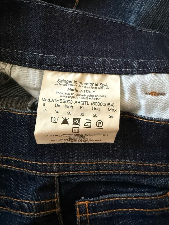 Vaqueros Versace Jeans Azul Marino