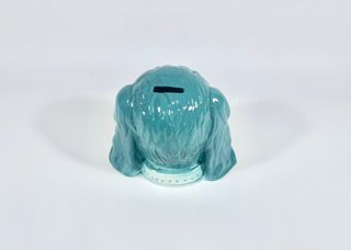 Porta-monete per cani in ceramica vintage anni '60-'70