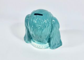 Porta-monete per cani in ceramica vintage anni '60-'70