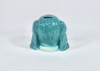 Porta-monete per cani in ceramica vintage anni '60-'70