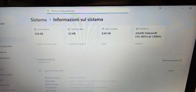 Acer TravelMate B113-E 8GB RAM SSD 256 Windows 11