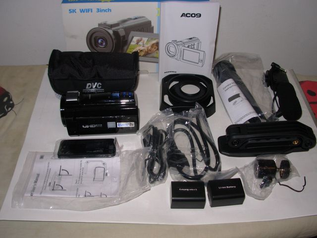 Videocamera 5K UHD 56MP WiFi Dual Lens