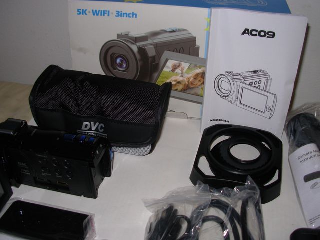 Videocamera 5K UHD 56MP WiFi Dual Lens