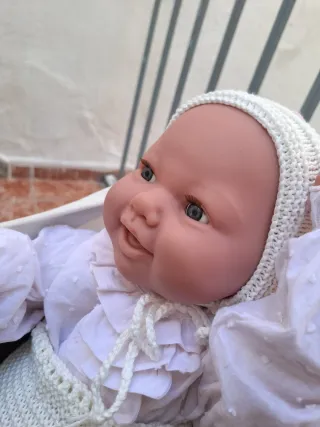 Carrito de muñecas con capazo y bolso