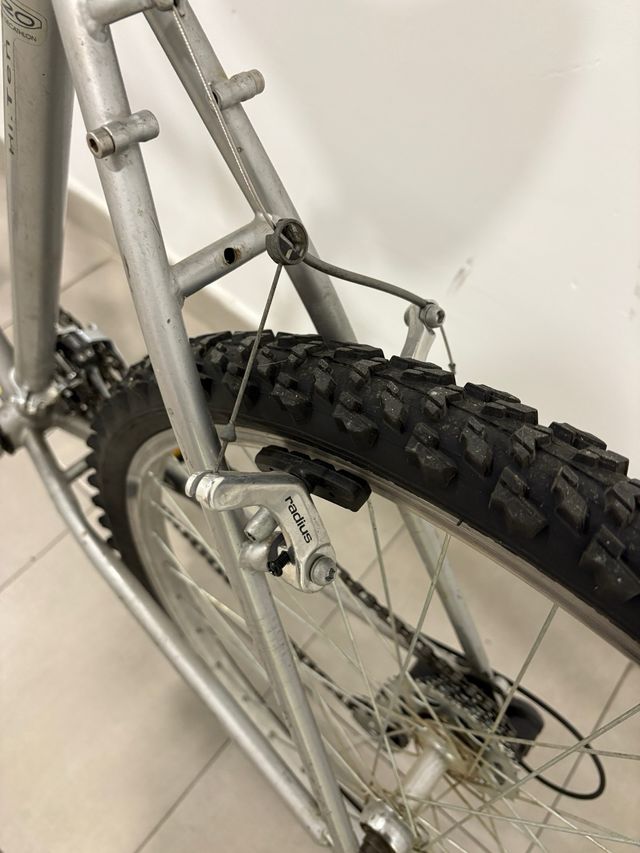 Bicicleta Decathlon Rockrider Plata