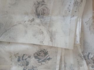 Tende lunghe con stampa floreale