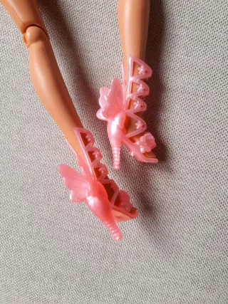 scarpe Barbie alate da fata rosa