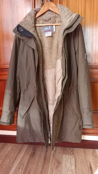 Chaqueta Anorak Jack Wolfskin Talla M Verde Oliva