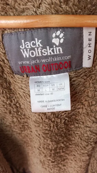 Chaqueta Anorak Jack Wolfskin Talla M Verde Oliva