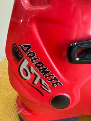 Botas de esquí Dolomite rojas talla 41