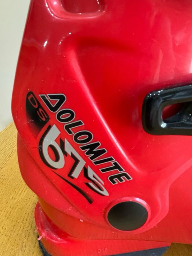 Botas de esquí Dolomite rojas talla 41