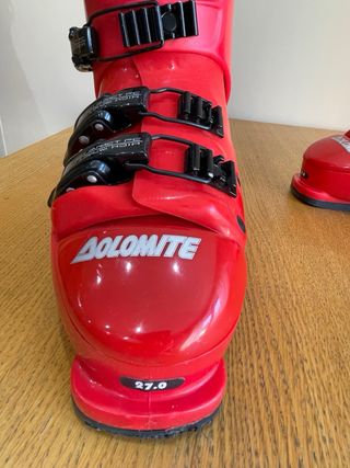 Botas de esquí Dolomite rojas talla 41