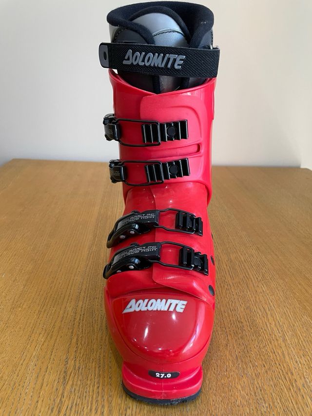Botas de esquí Dolomite rojas talla 41