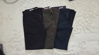Calças Chino Slim Fit Tiffosi (Preta, Azul, Verde)