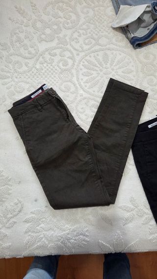 Calças Chino Slim Fit Tiffosi (Preta, Azul, Verde)