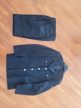 Completo divisa blu taglia 46 pantaloni 52 giacca
