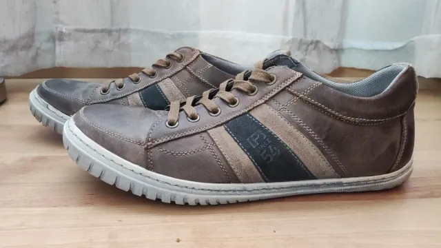 Zapatos Marrones en cuero auténtico, Paredes.