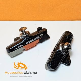 Zapatas Freno Bicicleta Textura Carbono