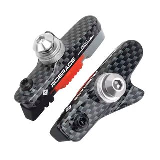 Zapatas Freno Bicicleta Textura Carbono