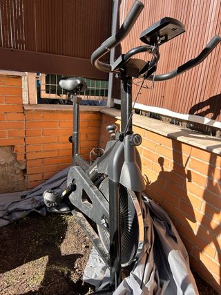 Bicicleta Estática Spinning Negra