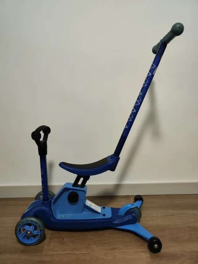 Patinete evolutivo 3 en 1 azul