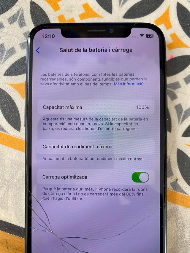 iPhone X 64GB Nero - Schermo Rotto